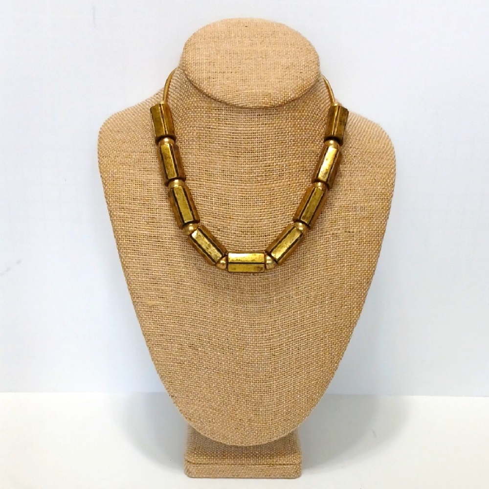 Giles & Brother Antique Brass-Tone Necklace NWT